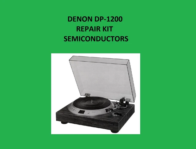 Turntable Denon DP-62L Repair KIT - all capacitors