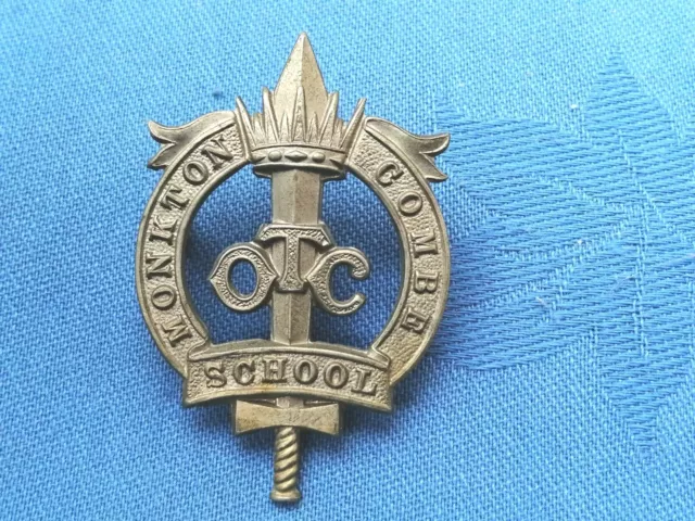 The Monkton School Officer Training Corp cap badge.