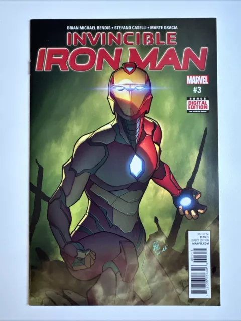 Invincible Iron Man #3 | Riri Williams Becomes Ironheart | 2017 | Marvel | VF/NM
