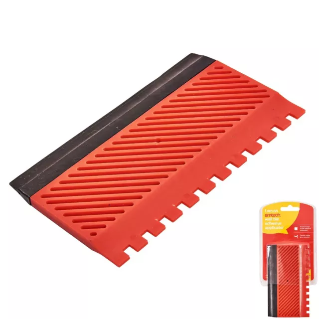 Wall Tile Adhesive Applicator Hand Tool Flexible Rubber Grout Spreader Blade