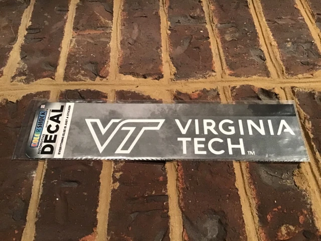 NCAA Virginia Tech Decal *VT VIRGINIA TECH* Weather /Fade Resistant VT NIP