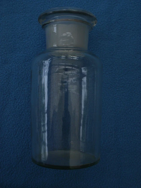 APOTHEKERFLASCHE -- WEITHALS -- WEIß-- 500 ml -- VINTAGE 50er/60er JAHRE -TOP