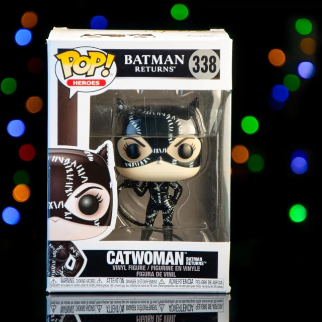 ⭐ Funko Pop! Heroes Catwoman #338 Batman Returns Tim Burton Dc Comics Pfeiffer