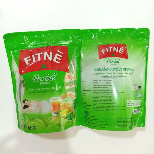 X2 FITNE HERBAL Desintoxicación TÉ VERDE Bebida Caliente Extractos Naturales Tailandeses Delgado USPS Envío