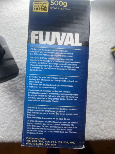 FLUVAL BIOMAX BIO-FILTRE MEDIA AQUARIUM EAU pour FILTRES EXTERNES 500g 2