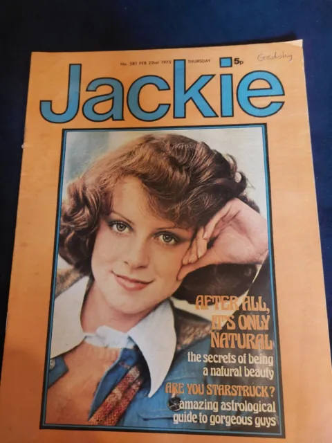 Rare Vintage JACKIE Magazine 22 FEBRUARY 1975 Elton John Rubettes Queen JK505G