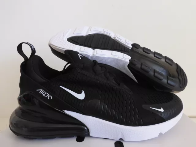 Nike Air Max 270 Black-Anthracite-White Womens Sz 12-Mens Sz 10.5 [Ah6789-001]