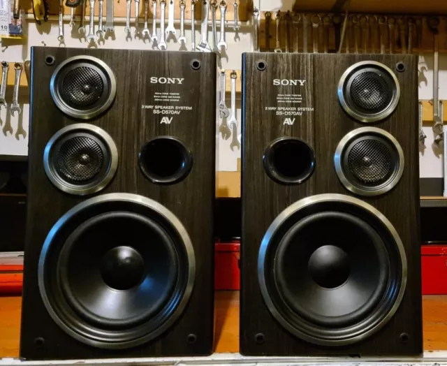 VINTAGE SONY 3 Way Speakers/Made In Japan 227.27 PicClick