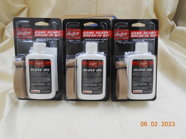Rawlings Game Ready Break-In Kit For Baseball and Softball Gloves 3 for $16.00