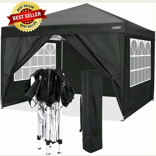 Pavillon Faltpavillon Wasserdicht 3x3 UV-Schutz 50+ PopUp Partyzelt Camping Zelt