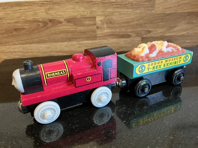Twr Rheneas THOMAS THE TANK engine And Friends Wooden Railway Rheneas Fossil Car £ ...