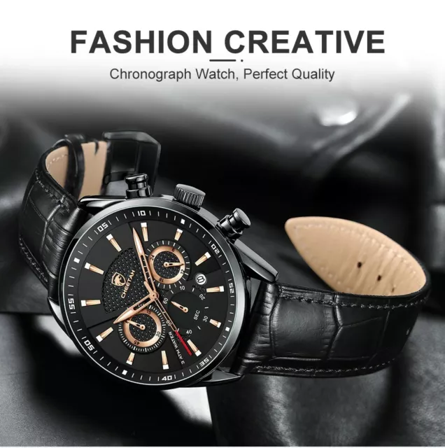 Ghepardo nuovo orologio da uomo Top Brand moda Casual automatico data cronografo
