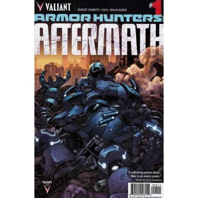 Armor Hunters: Aftermath #1 in Near Mint + condition. Valiant comics [y!