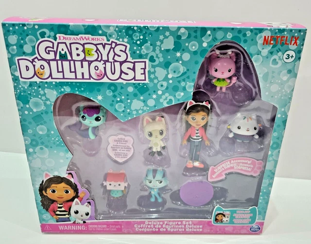 GABBY’S DOLLHOUSE DELUXE Figure Gift Set - 7 Toy Figures + Surprise ...