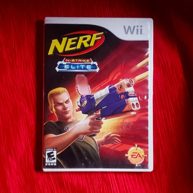 NINTENDO NERF NSTRIKE Elite (Nintendo Wii, 2009) CASE ONLY, no game