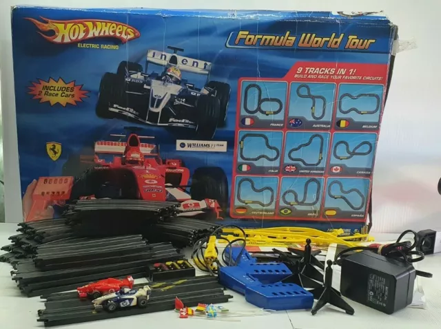 HOT WHEELS ELECTRIC racing formula world tour 9 tracks in 1 NO