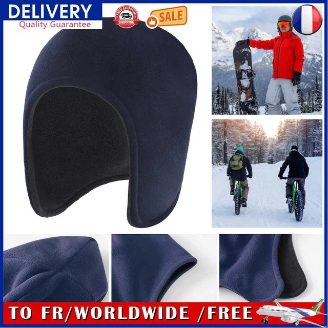 Unisex Cycling Thermal Cap Ear Guard Headgear Coldproof Equipment (Navy Blue)