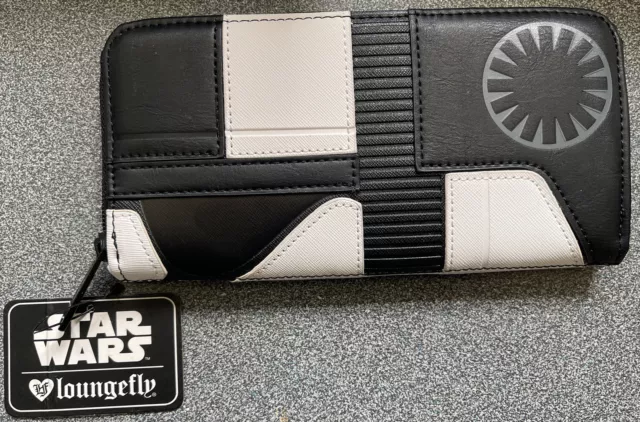 Loungefly Disney StarWars The Last Jedi Executioner Zip Around Wallet/Purse BNWT 2