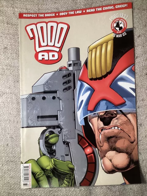 2000Ad Prog 1333 / 26. März 2003 / Rebellion / N/M / Uk Comic / Judge Dreddd