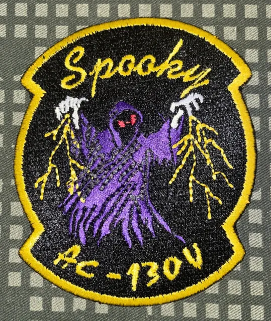 USAF Spooky AC-130U Patch Hook & Sew-On Repro New A606