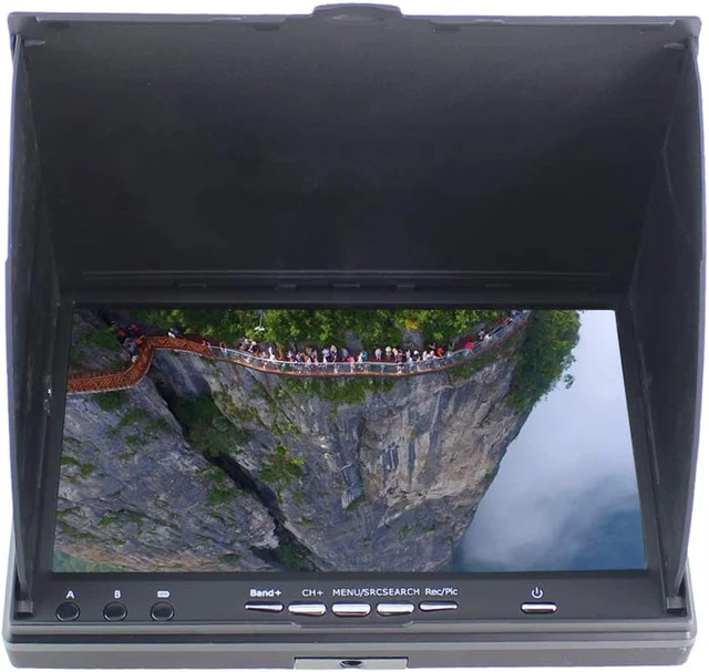 7Inch 5.8G FPV Monitor with DVR 40CH 800 X 480 LCD FPV Receiver Monito