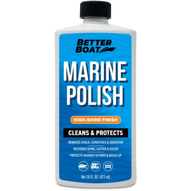 Boat Cleaner Wax Marine Polish for High Gloss Gel Coat Restorer Boat Oxidation