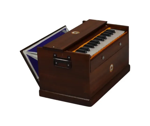 New Single Bellow Single Reed 25 Key 2 Octave Baby Bina Harmonium with Bag