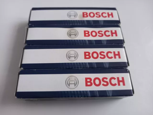 Set of 4 Bosch 0242135533 Double Iridium Spark Plugs ( YR7NII33S )