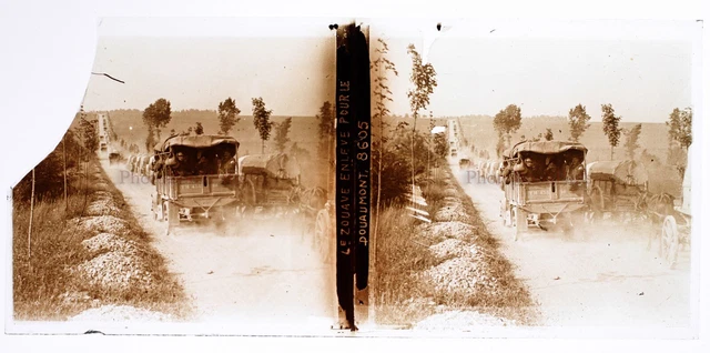 Diapositivas de vidrio - PLAQUE DE VERRE STEREO / GUERRE 1914.18
