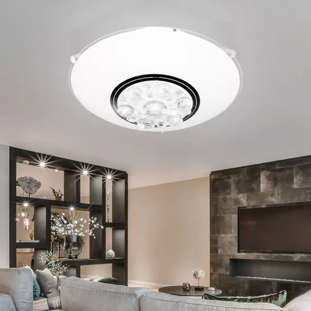 LED design plafonnier salon salle de travail éclairage miroir