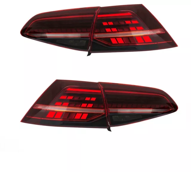 LED Rückleuchten Rot mit Laufblinker Dynamisch für VW GOLF 7 VII mit Adapter Kit