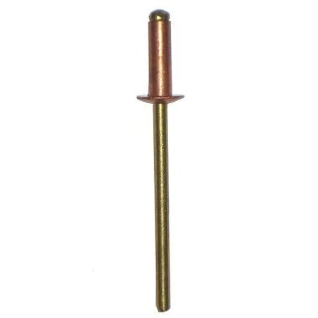 HANSON RIVET PCBD302 Blind Rivet, Domed Head, 0.09375 in Dia., 0.24 in L,