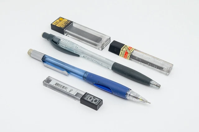 Mechanical Pencils Plus Extra Lead Lot Of Two