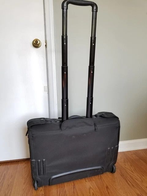 Tumi Alpha Wheeled Carry On Garment Bag Black ballistic Nylon Luggage 22033dh 3