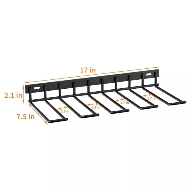 Rack di stoccaggio trapano in metallo resistente con design antiscivolo montaggi