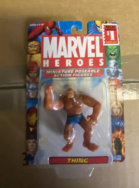 1998 TOY BIZ  Marvel Heavy Metal Die Cast Heroes Thing - MOC