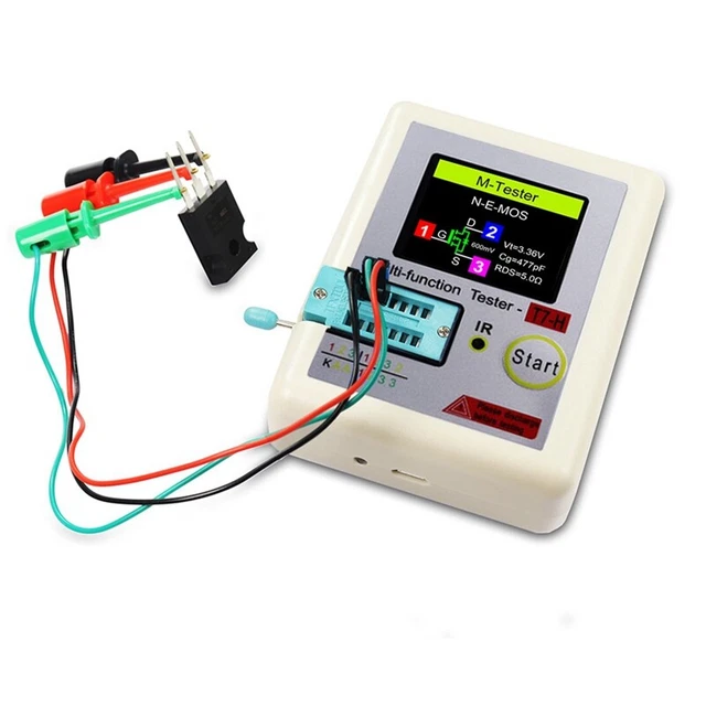 Transistor Analyzer Tester Automatico PNP NPN MOS Tester Elettronico Atmega328 Per ...