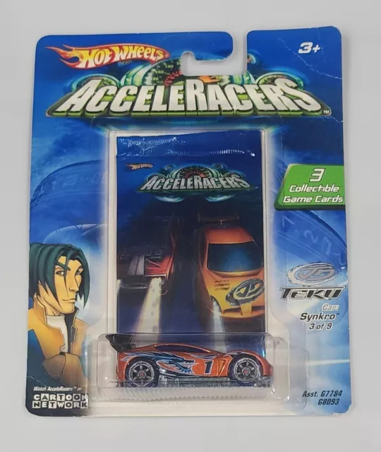 Hot Wheels 2005 AcceleRacers Teku Orange Synkro 3/9