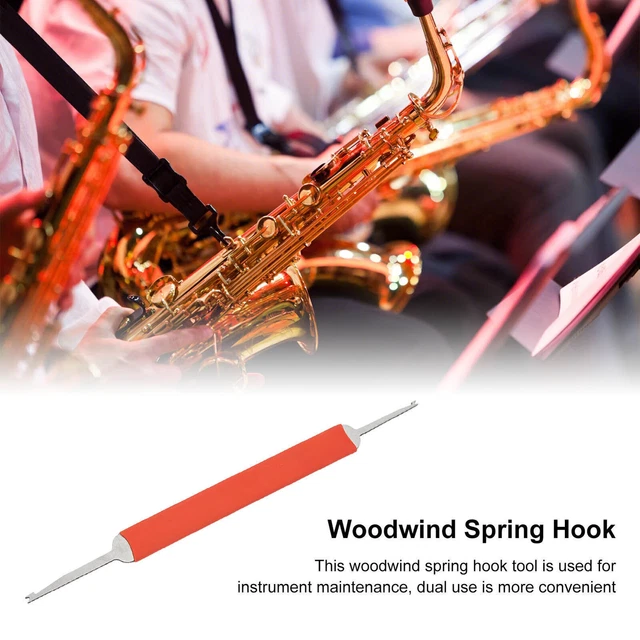 Gancio A Molla Per Sax E Strumenti A Fiato - Attrezzo Di Riparazione Per Clarinetto, Oboe, Flauto - Foto 9