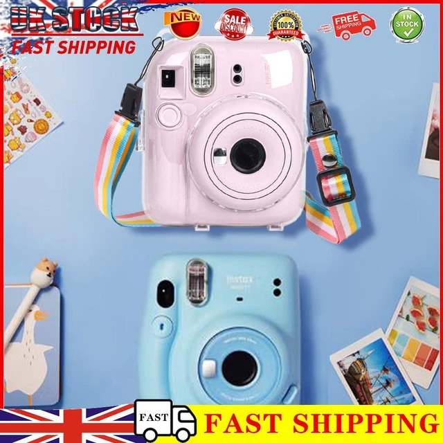 Mini Camera Bag PC Crystal Protective Shell Cover Shell for Camera Instax Mini12