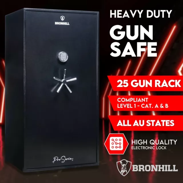 25 Rifle Fireproof Gun Safe Heavy Duty Lockbox 150 Kg LOCAL PICKUP VIC CAT A+B