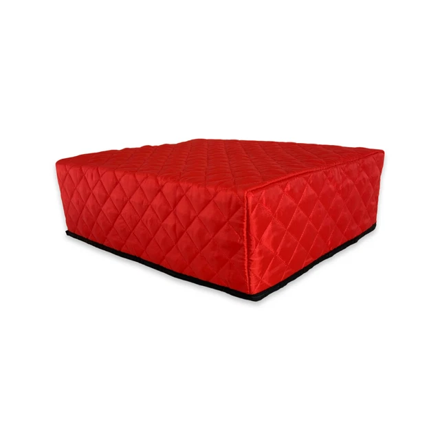 Double Quilted Turntable Dust Cover Red, Fits Technics SL-1200/SL-1210 & more!