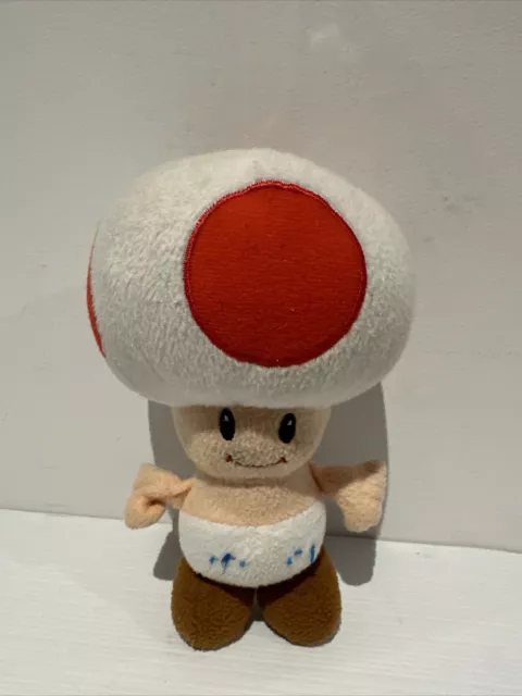 NINTENDO Super Mario Toad Mushroom Red 19cm Plush 2012 22212A