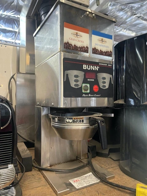 Bunn G9-2T DBC Digital Brew Control Commercial Coffee Bean Grinder 2 Hopper 120V