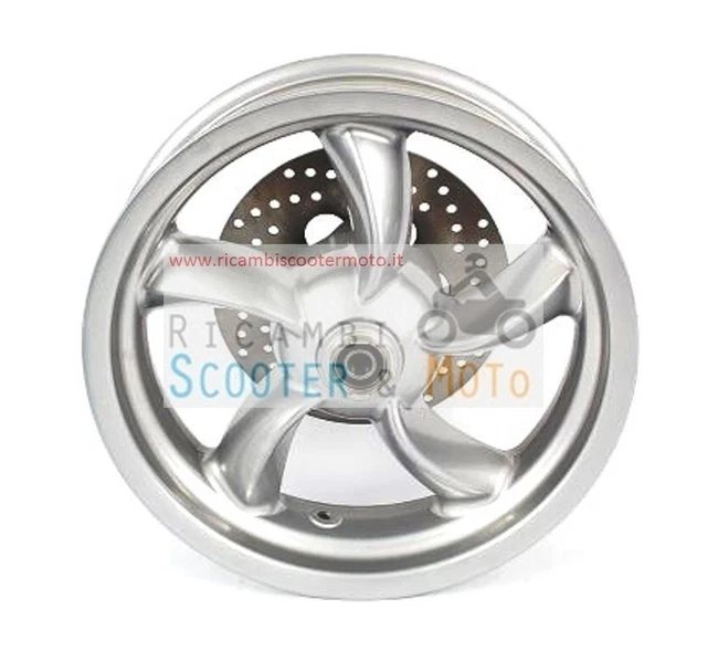Cerchio Ruota Anteriore Integrale Malaguti Madison Phantom Max Argento 10905108