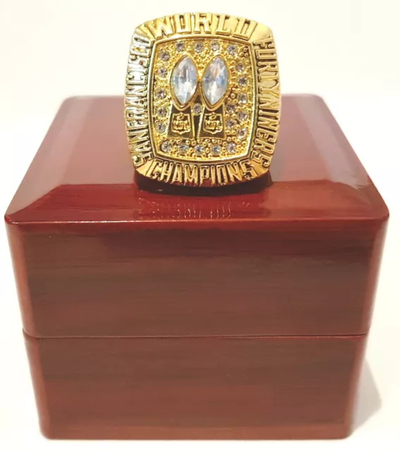 SAN FRANCISCO 49ers - NFL Championship ring 1984 with box