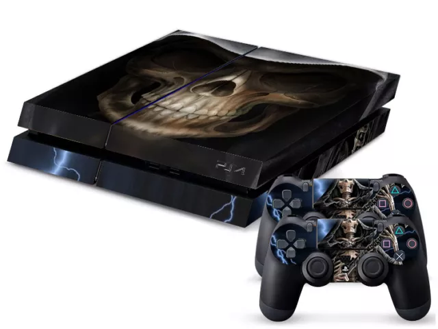 Sony PS4 Playstation 4 Skin Design Aufkleber Schutzfolie Set - Grim Reaper