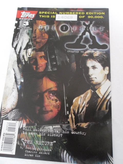 The X-files #3-6 1995 Topps Comics
