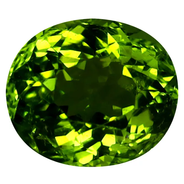 1.15 ct Extraordinary Oval Cut (7 x 6 mm) Mozambique Green Tourmaline Gemstone