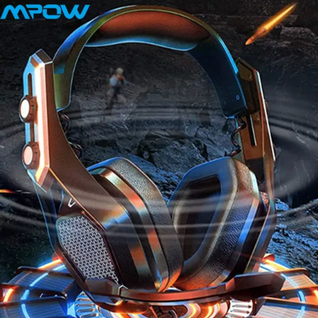 Mpow Wired 3.5mm Gaming Headset Headphones Mic for PS4 PS4 Xbox one Switch PC